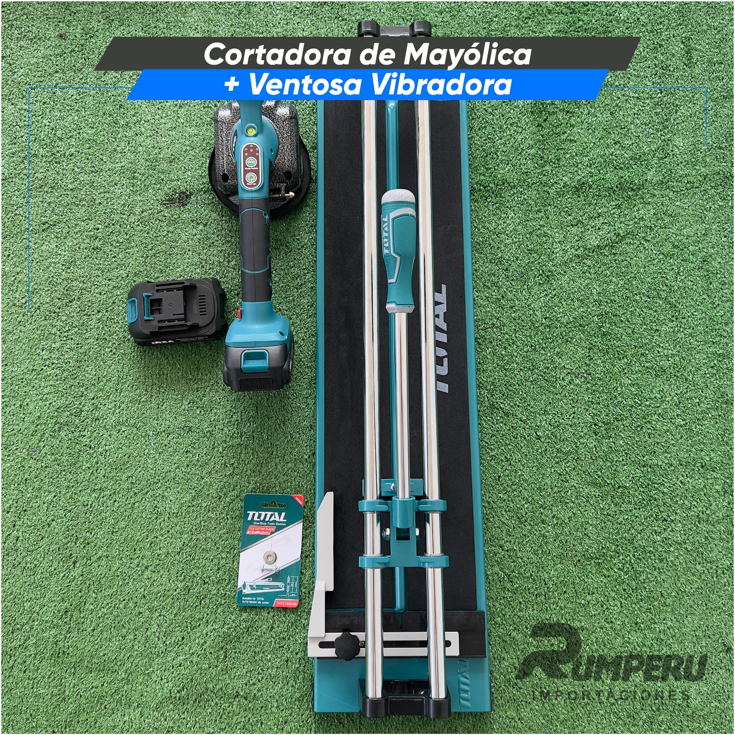 Cortadora de Mayólica + Ventosa Vibradora
