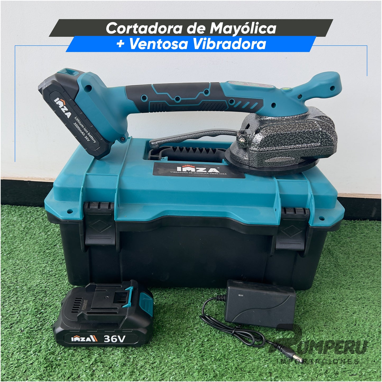 Cortadora de Mayólica + Ventosa Vibradora