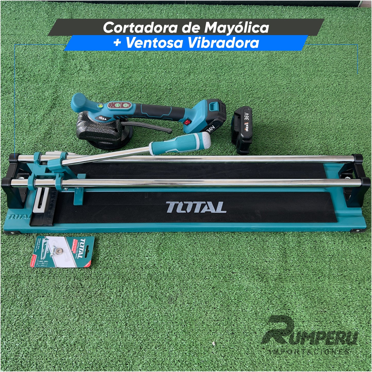 Cortadora de Mayólica + Ventosa Vibradora