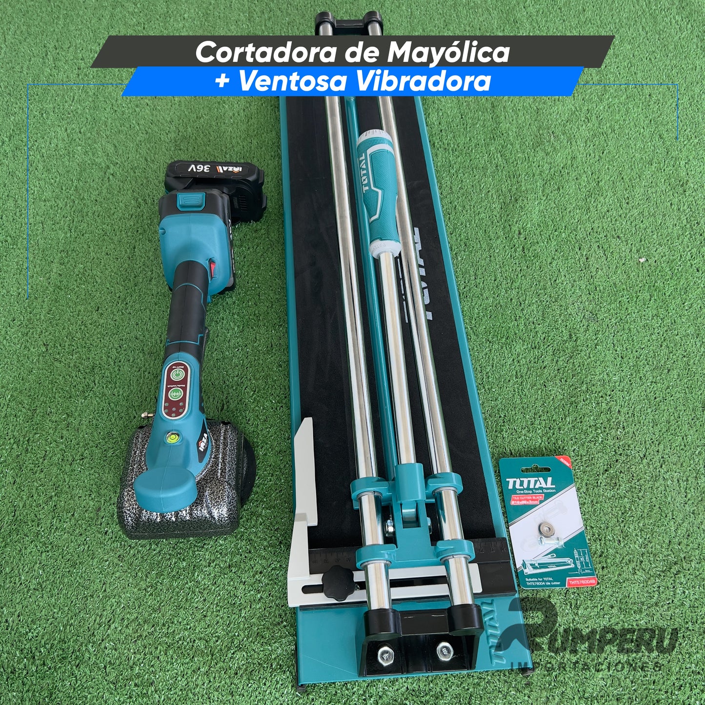 Cortadora de Mayólica + Ventosa Vibradora