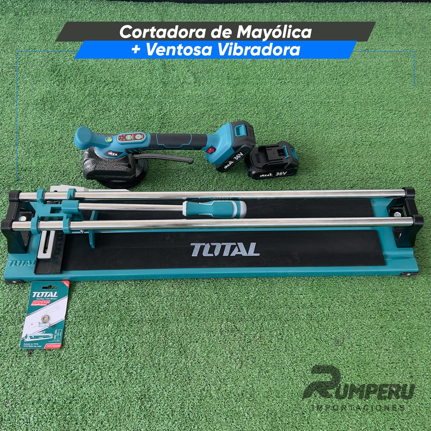 Cortadora de Mayólica + Ventosa Vibradora
