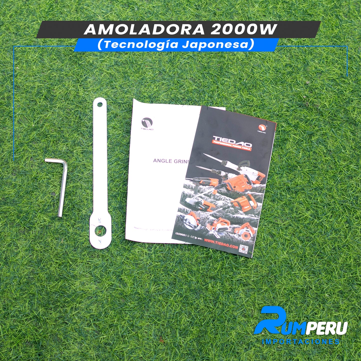 AMOLADORA 2000W (TECNOLOGÍA JAPONESA)