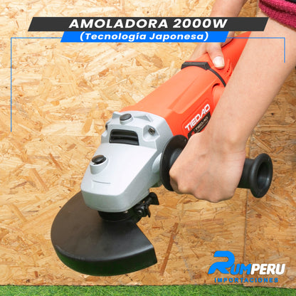 AMOLADORA 2000W (TECNOLOGÍA JAPONESA)