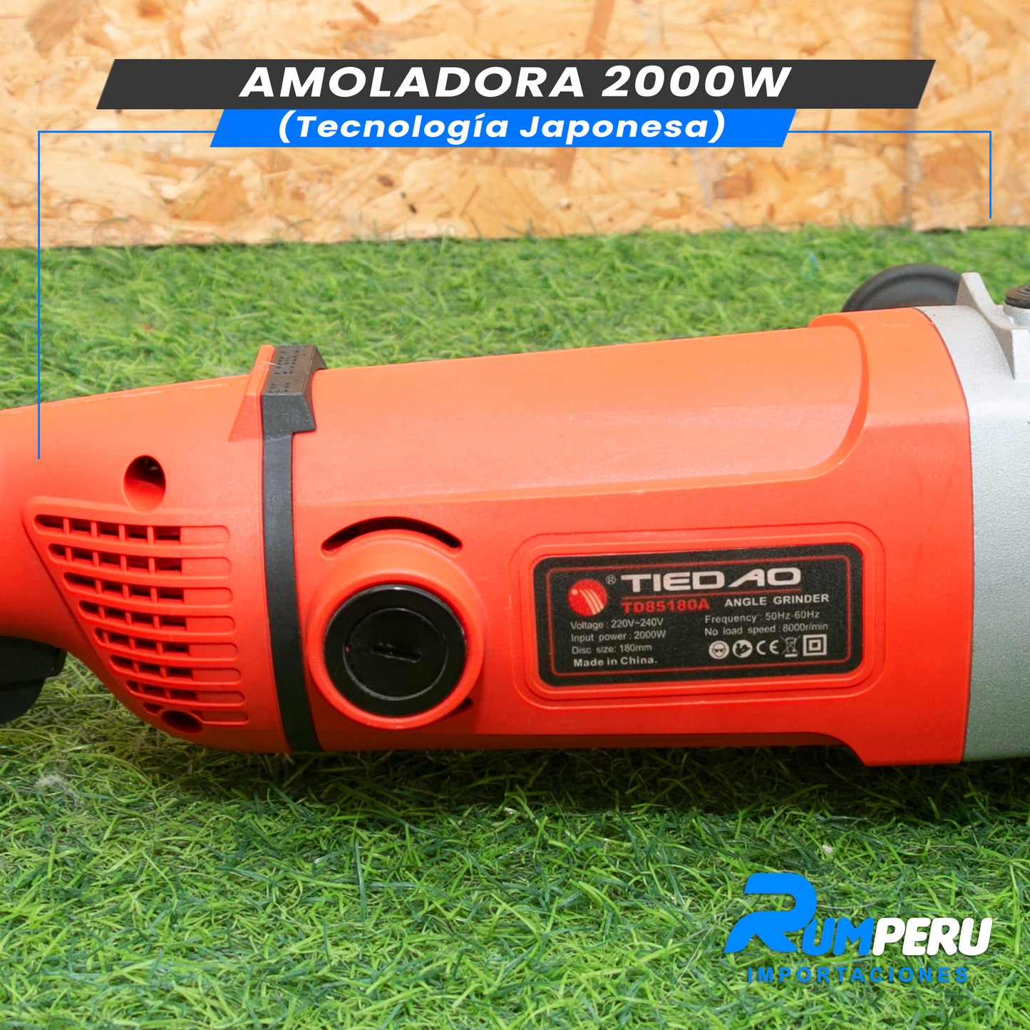 AMOLADORA 2000W (TECNOLOGÍA JAPONESA)
