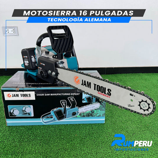 Motosierra 16 Pulgadas (Inalámbrica 48V Tecnología Alemana)