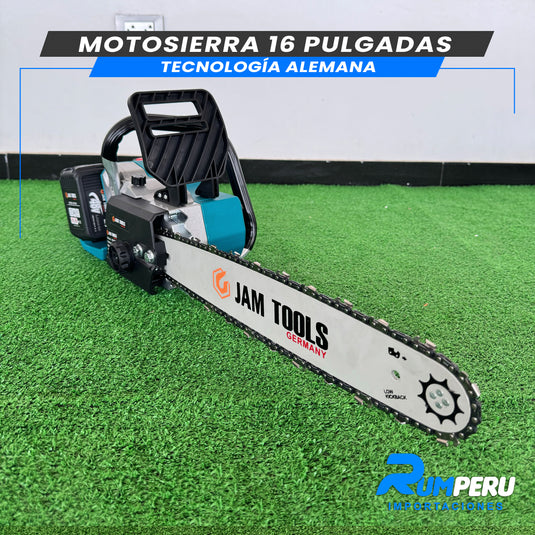 Motosierra 16 Pulgadas (Inalámbrica 48V Tecnología Alemana)