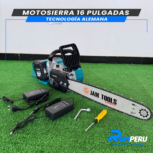 Motosierra 16 Pulgadas (Inalámbrica 48V Tecnología Alemana)