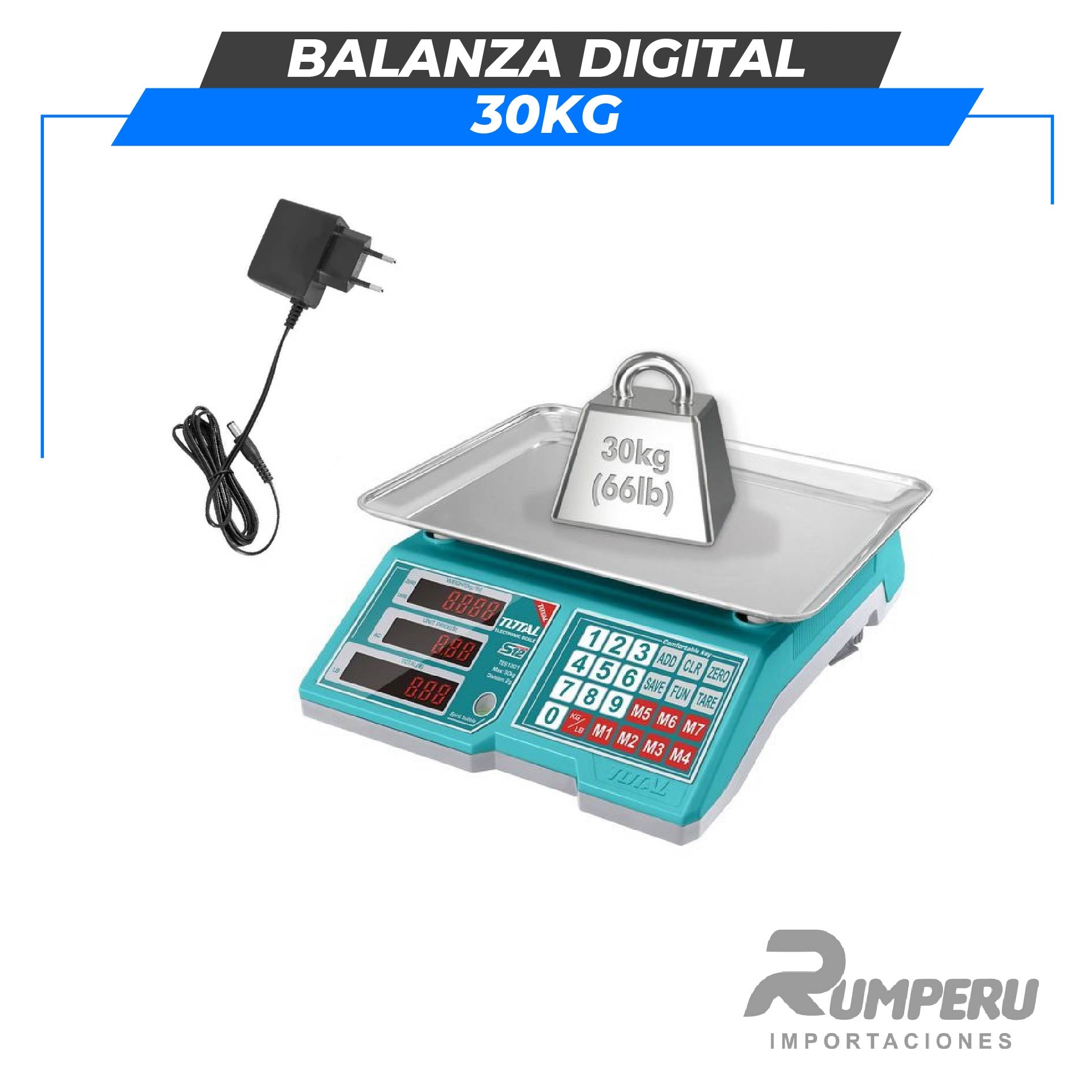 Balanza Digital 30Kg