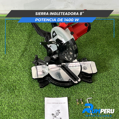Sierra Ingleteadora 8´´ Potencia de 1400 W