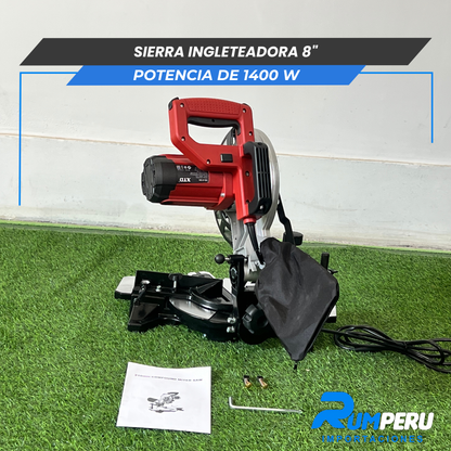 Sierra Ingleteadora 8´´ Potencia de 1400 W