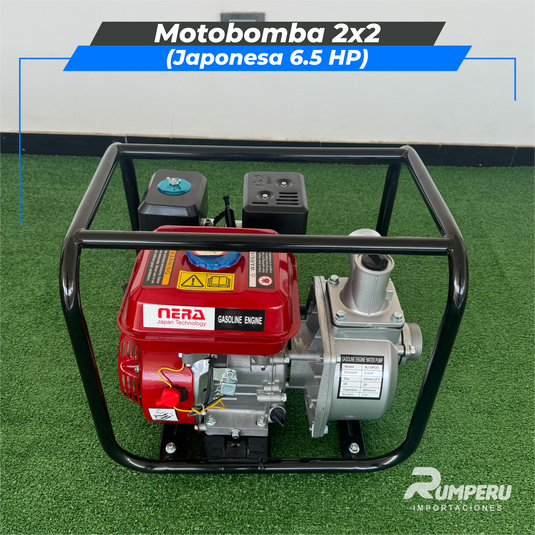 Motobomba 2x2 ( Japonesa 6.5 HP )