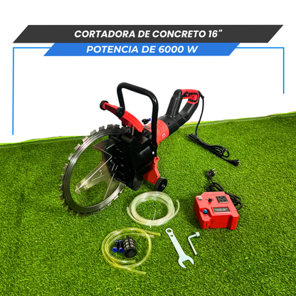 Cortador de concreto 16´´ ( Potencia de 6000W