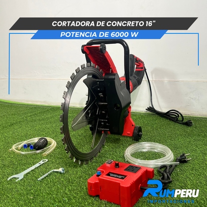 Cortador de concreto 16´´ ( Potencia de 6000W