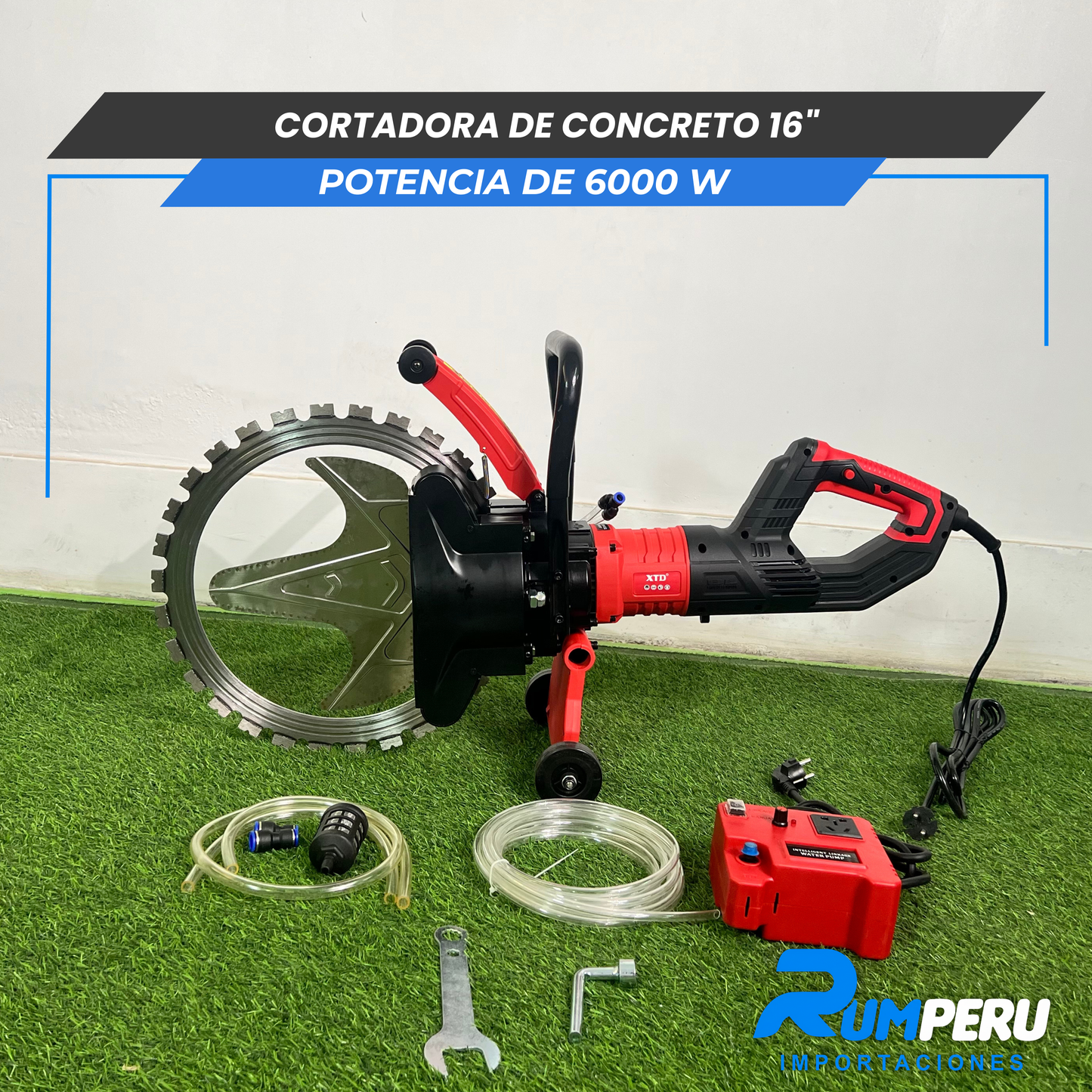Cortador de concreto 16´´ ( Potencia de 6000W