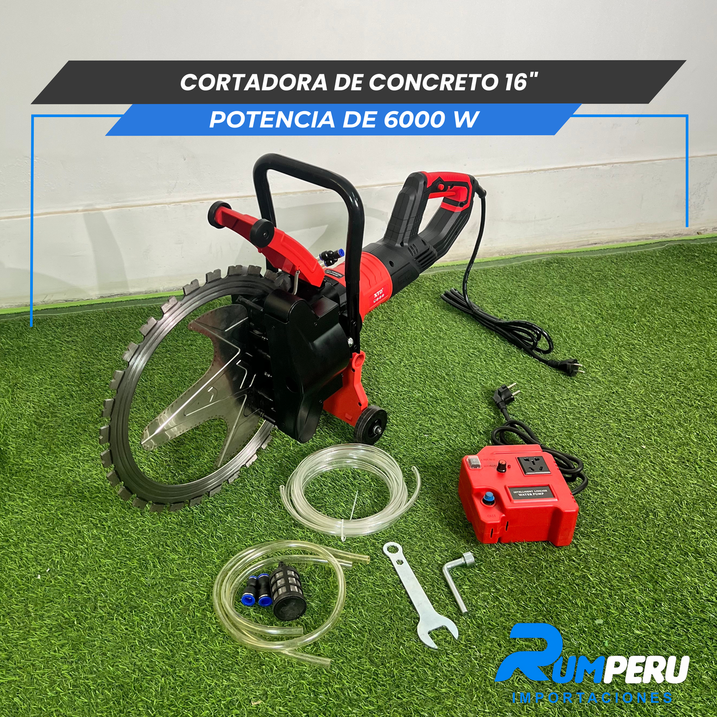 Cortador de concreto 16´´ ( Potencia de 6000W