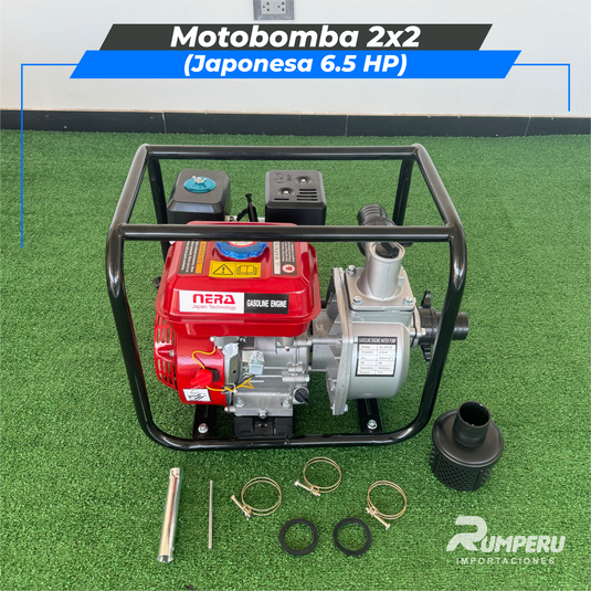 Motobomba 2x2 ( Japonesa 6.5 HP )