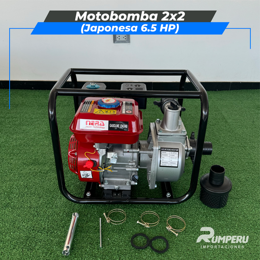 Motobomba 2x2 ( Japonesa 6.5 HP )