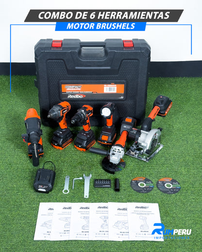 Combo De 6 Herramientas Motor Brushels