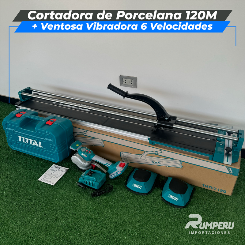 Cargue la imagen en el visor de la galería, Cortadora de Porcelana 120CM +Ventosa Vibradora 12 Velocidades
