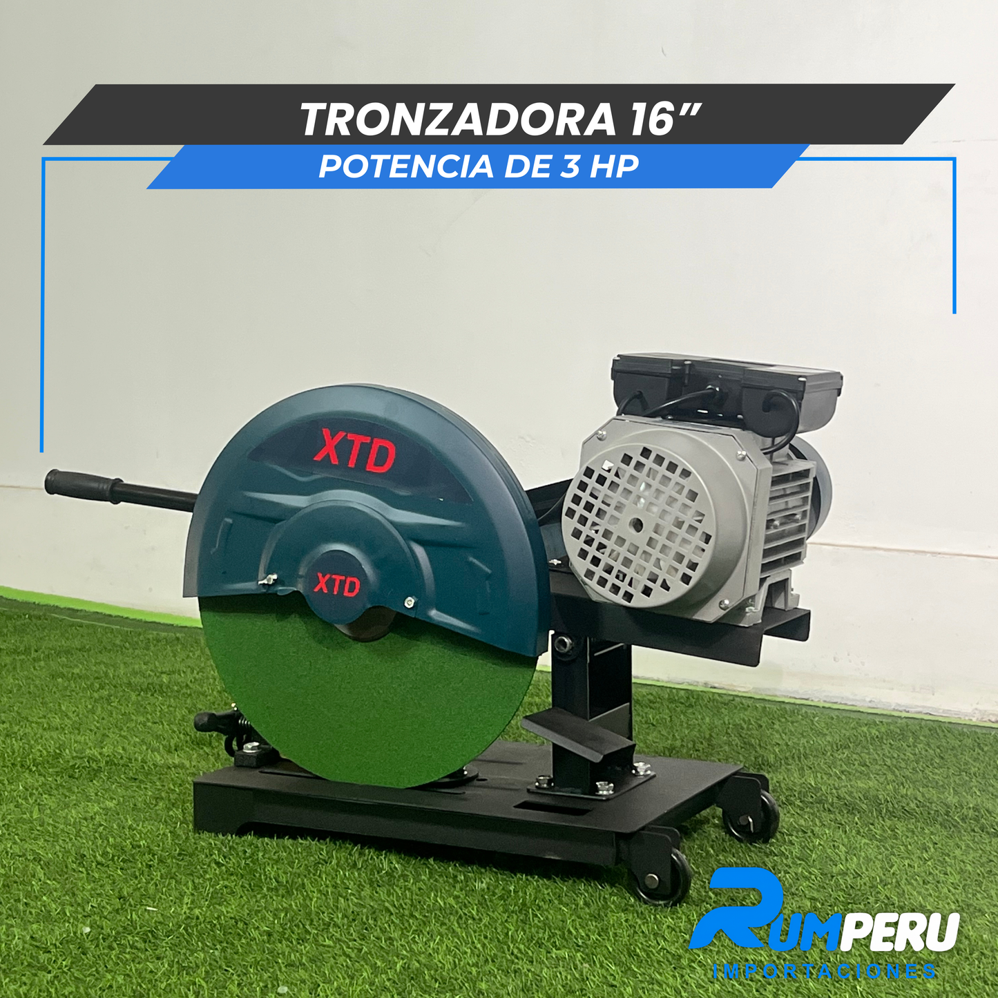 Tronzadora 16´´ Potencia de 3 HP