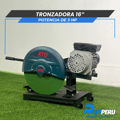 Tronzadora 16´´ Potencia de 3 HP