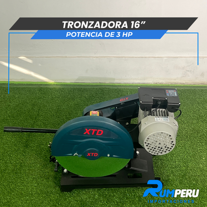 Tronzadora 16´´ Potencia de 3 HP