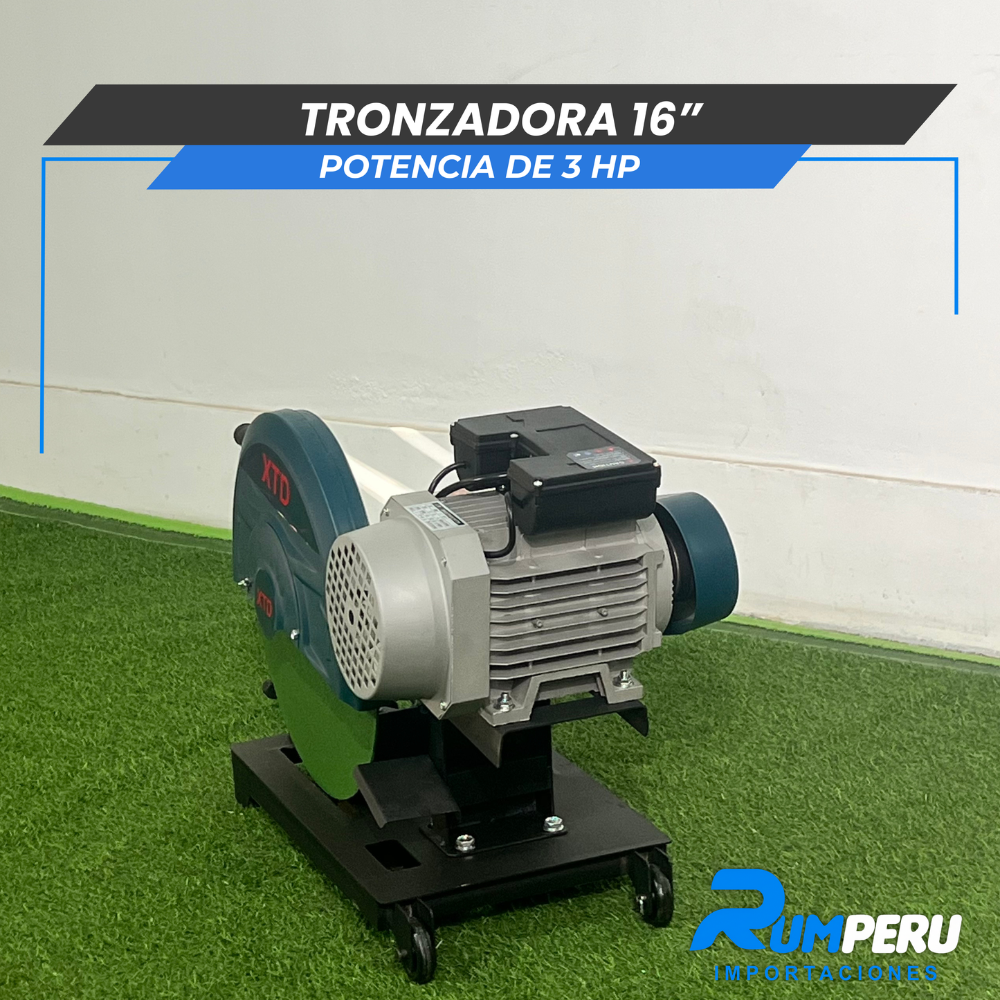 Tronzadora 16´´ Potencia de 3 HP