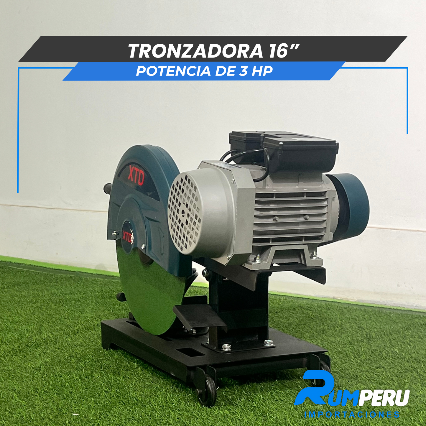 Tronzadora 16´´ Potencia de 3 HP