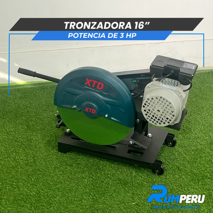 Tronzadora 16´´ Potencia de 3 HP