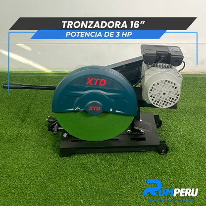 Tronzadora 16´´ Potencia de 3 HP