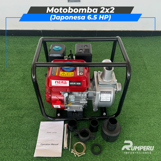 Motobomba 2x2 ( Japonesa 6.5 HP )