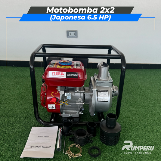 Motobomba 2x2 ( Japonesa 6.5 HP )