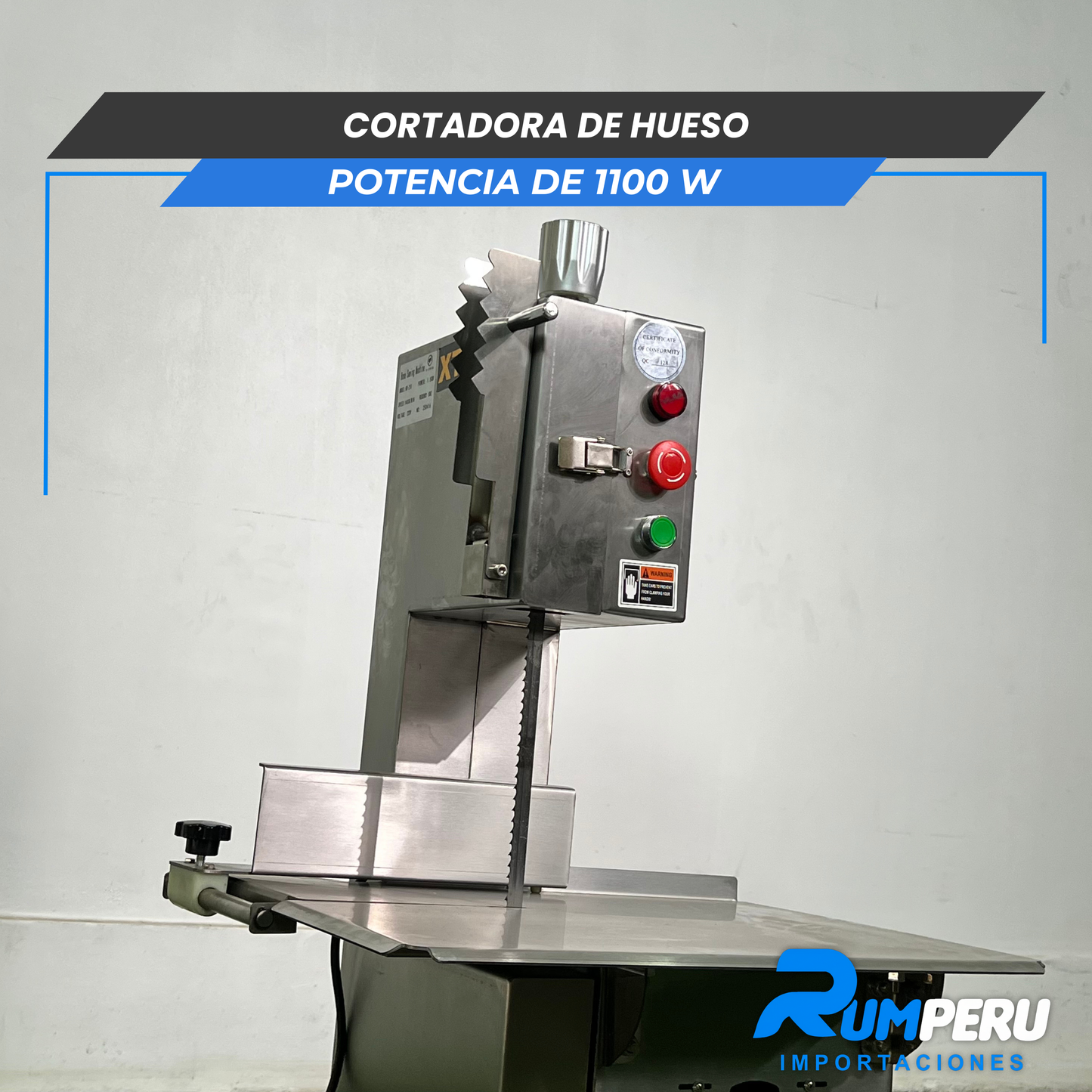 Cortadora de Huesos 1100W – Tecnología Japonesa