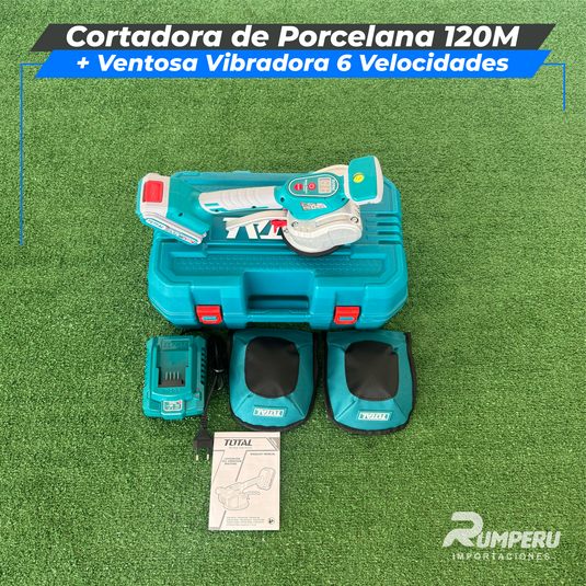 Cortadora de Porcelana 120CM +Ventosa Vibradora 12 Velocidades