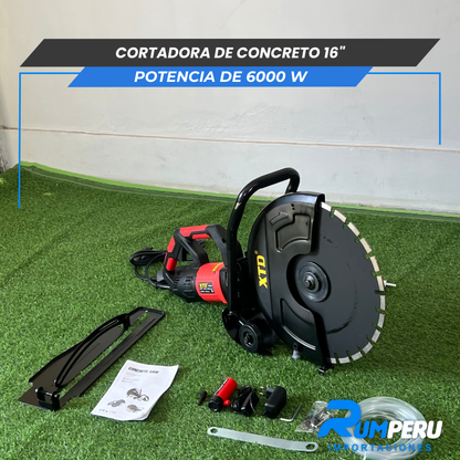 Cortadora de concreto 16´´ Potencia e 6000 W