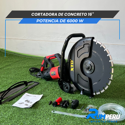 Cortadora de concreto 16´´ Potencia e 6000 W