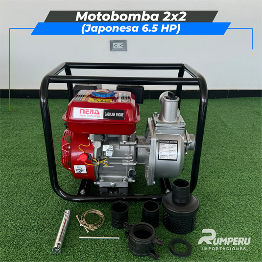 Motobomba 2x2 ( Japonesa 6.5 HP )