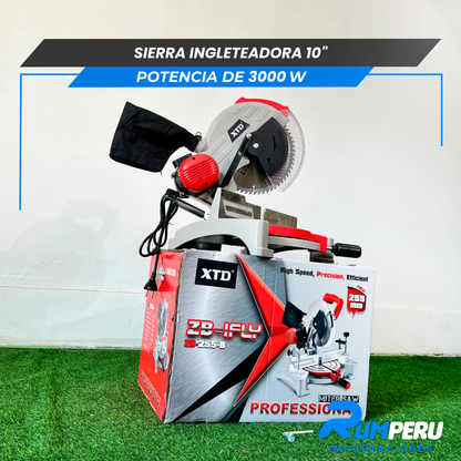 Sierra Ingleteadora 10´´ Potencia de 3000W