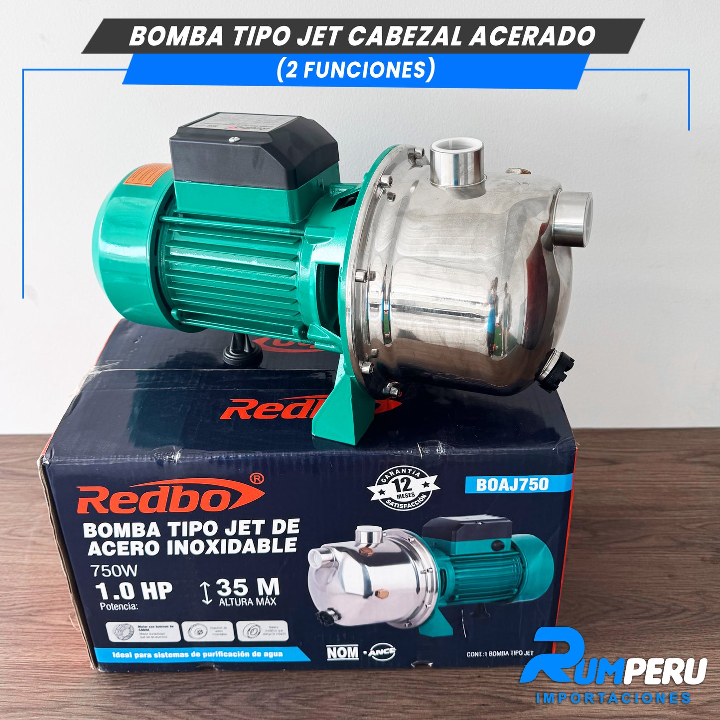 Electro Bomba Tipo Jet 2 en 1 ( Succiona y Expulsa)