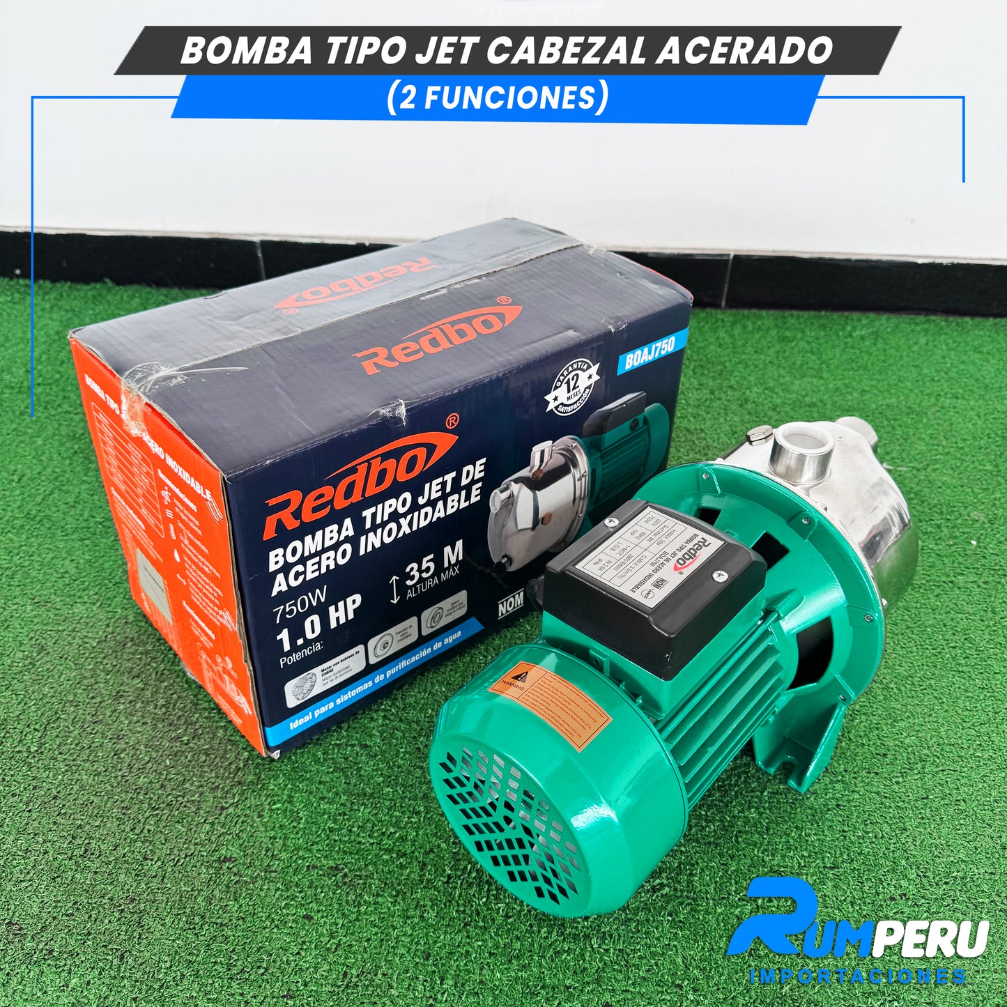 Electro Bomba Tipo Jet 2 en 1 ( Succiona y Expulsa)