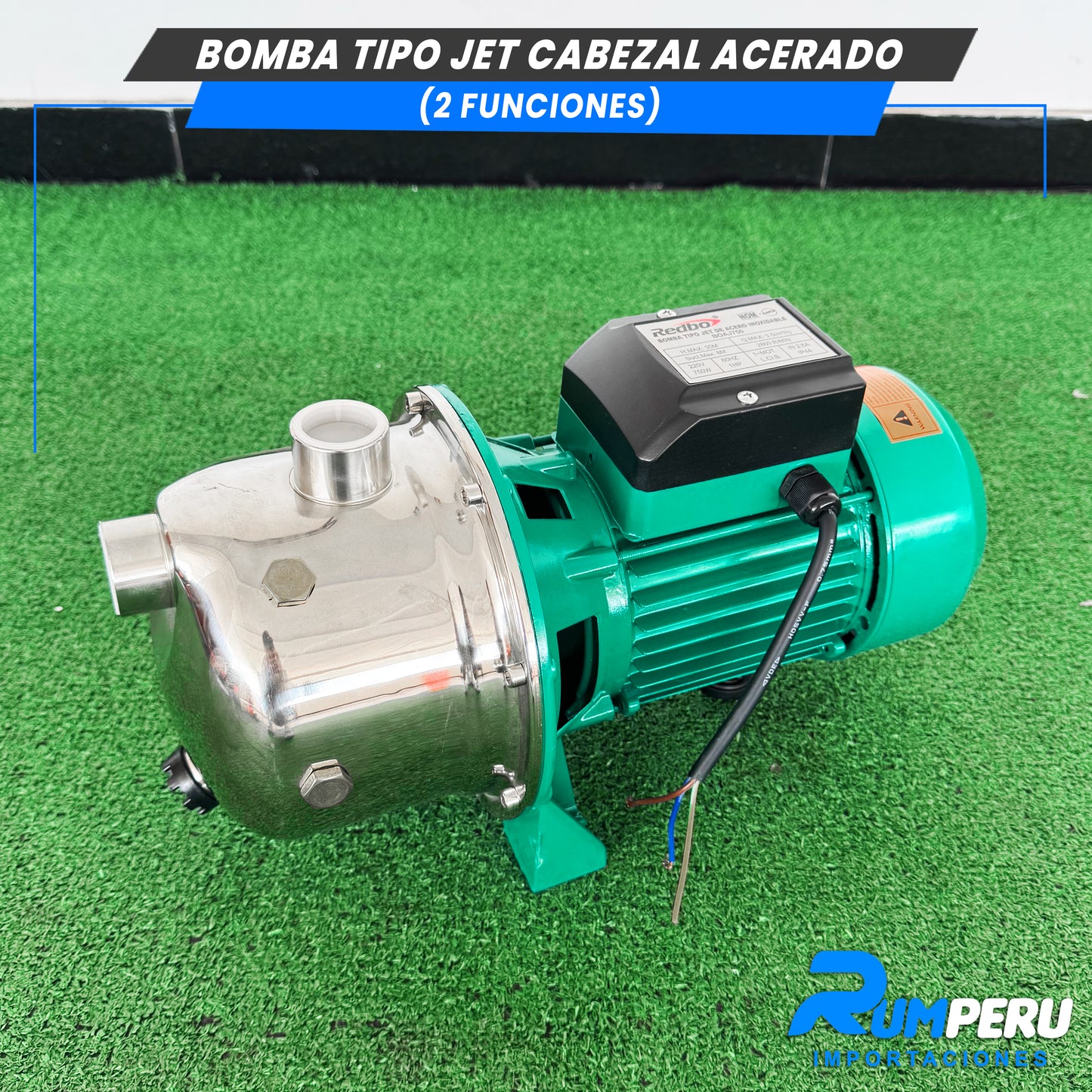 Electro Bomba Tipo Jet 2 en 1 ( Succiona y Expulsa)