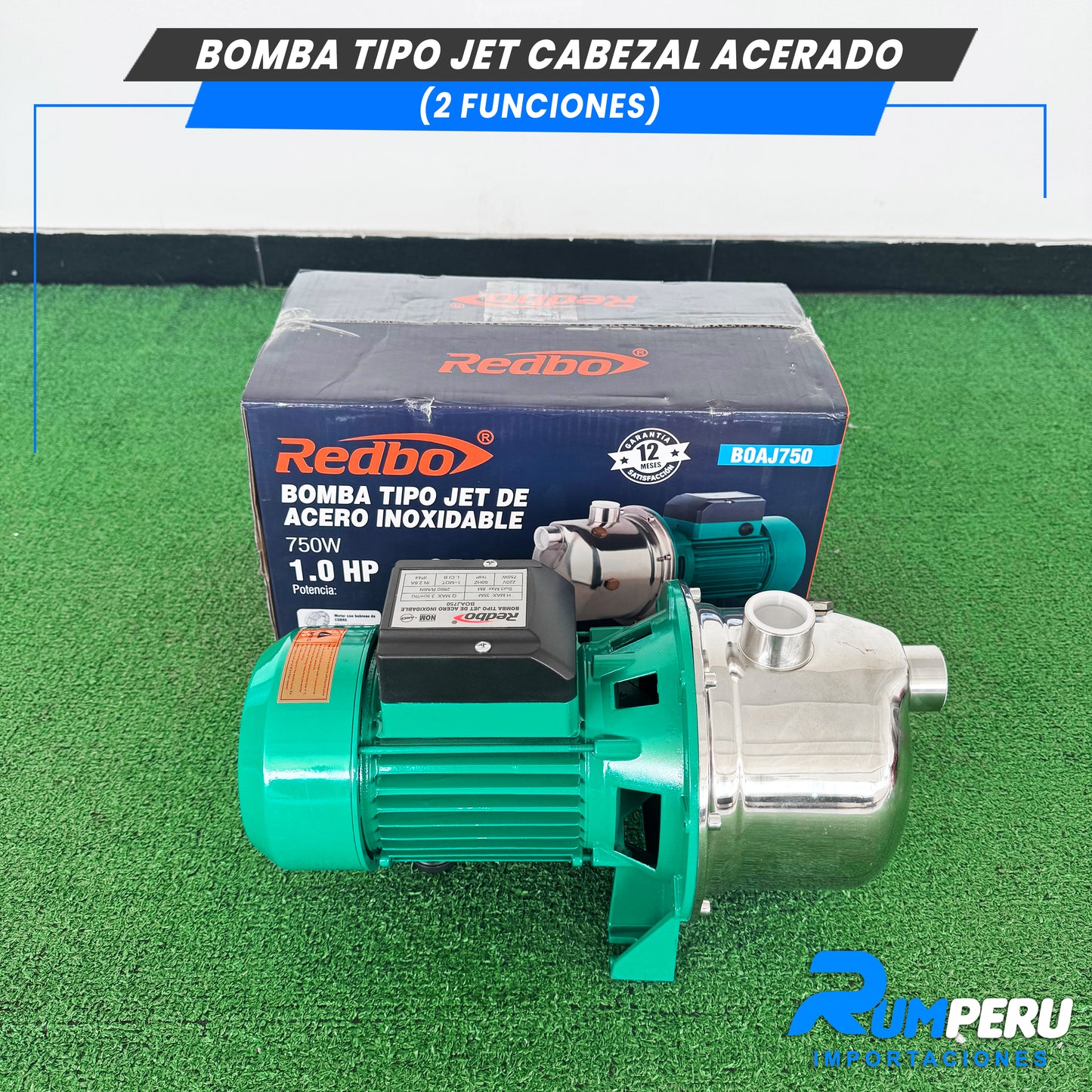 Electro Bomba Tipo Jet 2 en 1 ( Succiona y Expulsa)