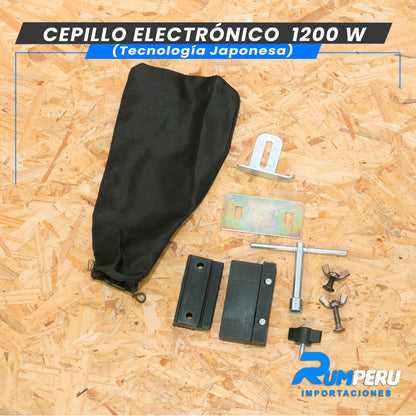 CEPILLO  ELECTRÓNICO 1200 W (TECNOLOGÍA JAPONESA)