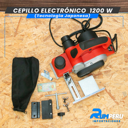 CEPILLO  ELECTRÓNICO 1200 W (TECNOLOGÍA JAPONESA)