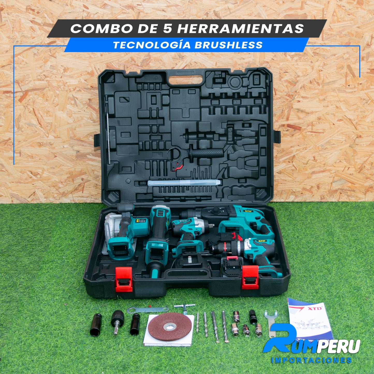 Super Combo de 5 Herramientas 118V