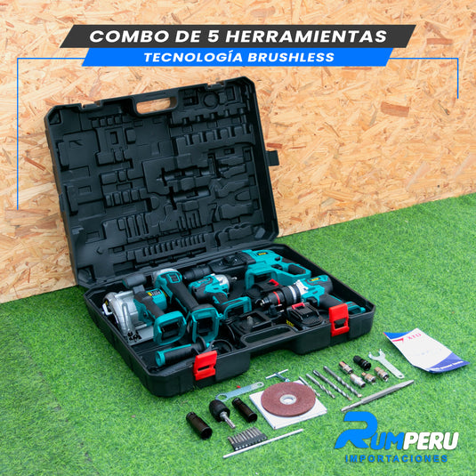 Super Combo de 5 Herramientas 118V