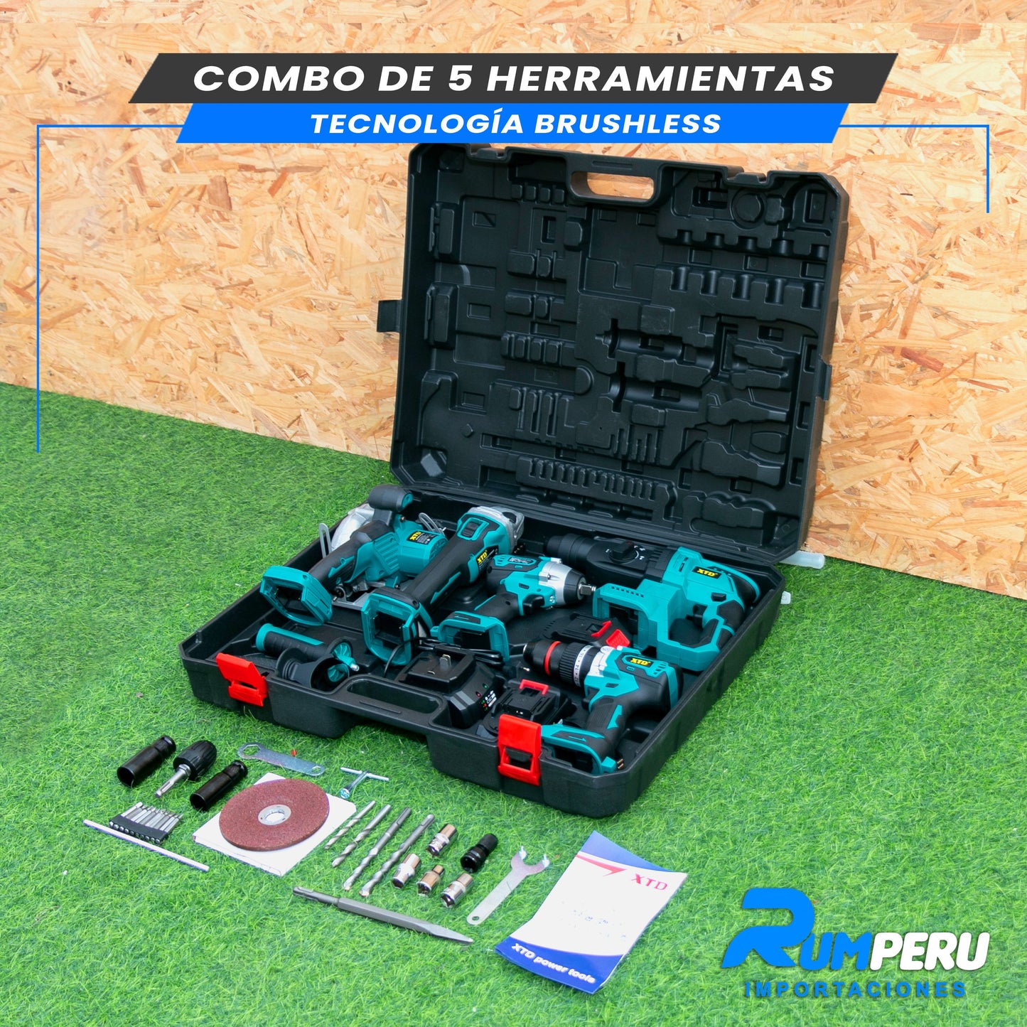 Super Combo de 5 Herramientas 118V