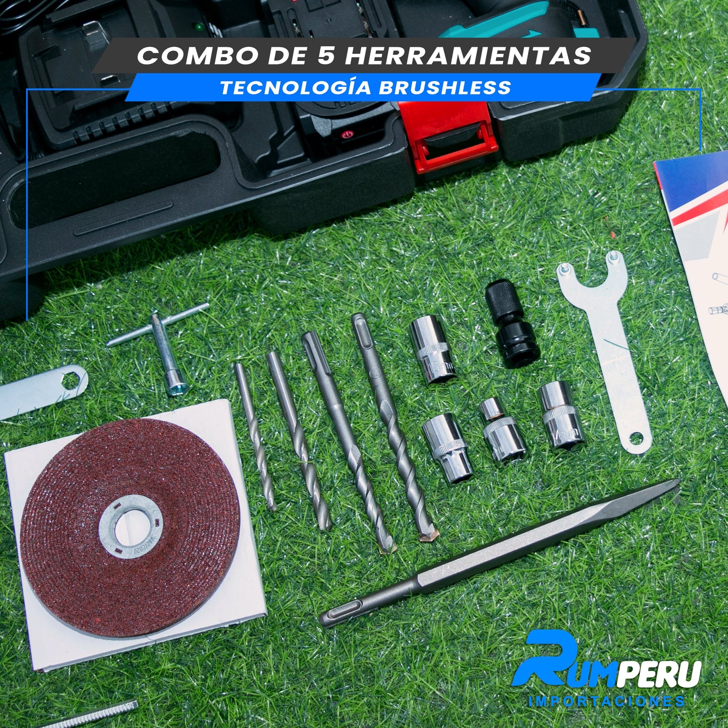 Super Combo de 5 Herramientas 118V