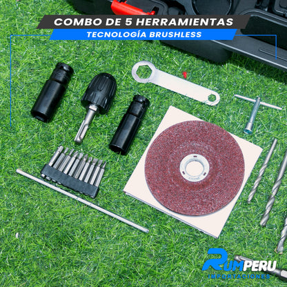 Super Combo de 5 Herramientas 118V