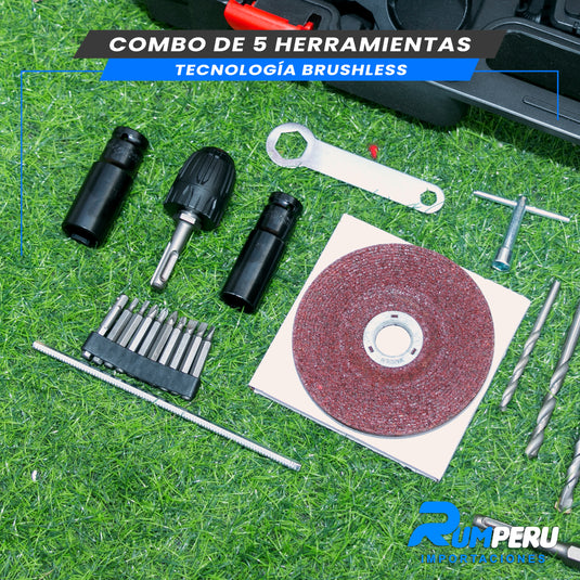 Super Combo de 5 Herramientas 118V